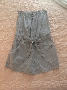 Mossimo Supply Co. Navy & White Pinstripe Shorts